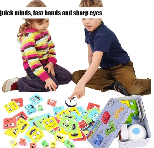 JUEGO MONTESSORI CAMBIA CARA + TIMBRE: DIVERSIÓN EMOCIONAL PARA NIÑOS Y FAMILIAS