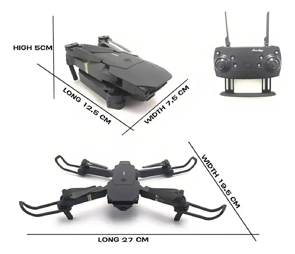 DRON PROFESIONAL DOBLE CAMARA HD