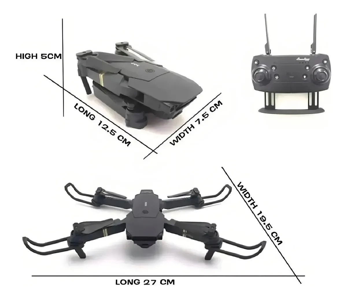 DRON PROFESIONAL DOBLE CAMARA HD